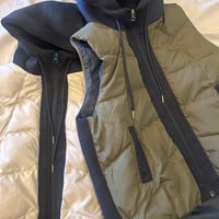 ニットテープボンディング切替ダウンVEST