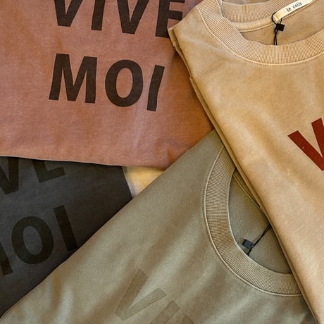 VIVEロゴピグメントプルオーバー