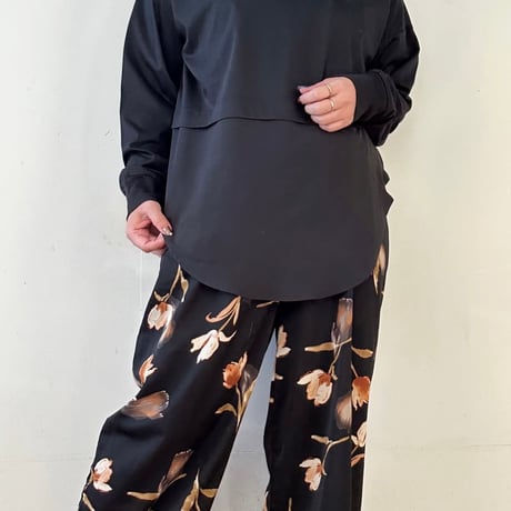 布帛ドッキングインナートップス