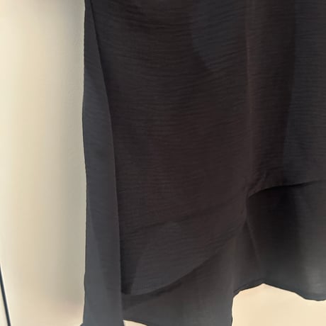 麻ライクギャザースリーブチュニック