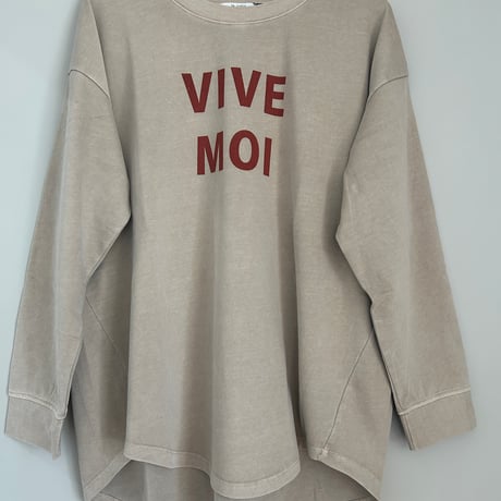 VIVEロゴピグメントプルオーバー