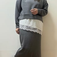 レースレイヤードセットアップ