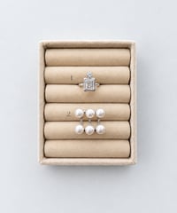 Silver Pearl Ring & Perfume Ring