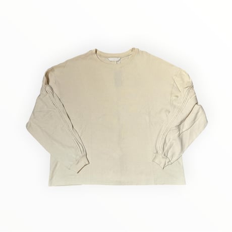 L/S Crew neck T-Shirt <Ecru> 【roundabout】