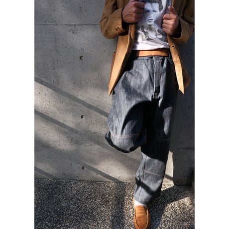 P-042 IND-denim【Willow pants】