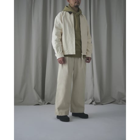 26FW-23101 JENS 2TUCK WIDE TROUSERS【PERS PROJECTS】
