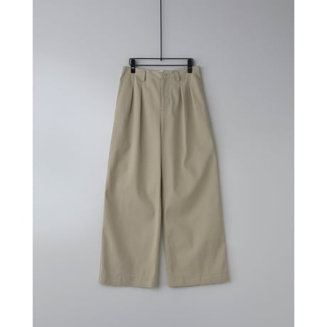 26FW-23101 JENS 2TUCK WIDE TROUSERS【PERS PROJECTS】