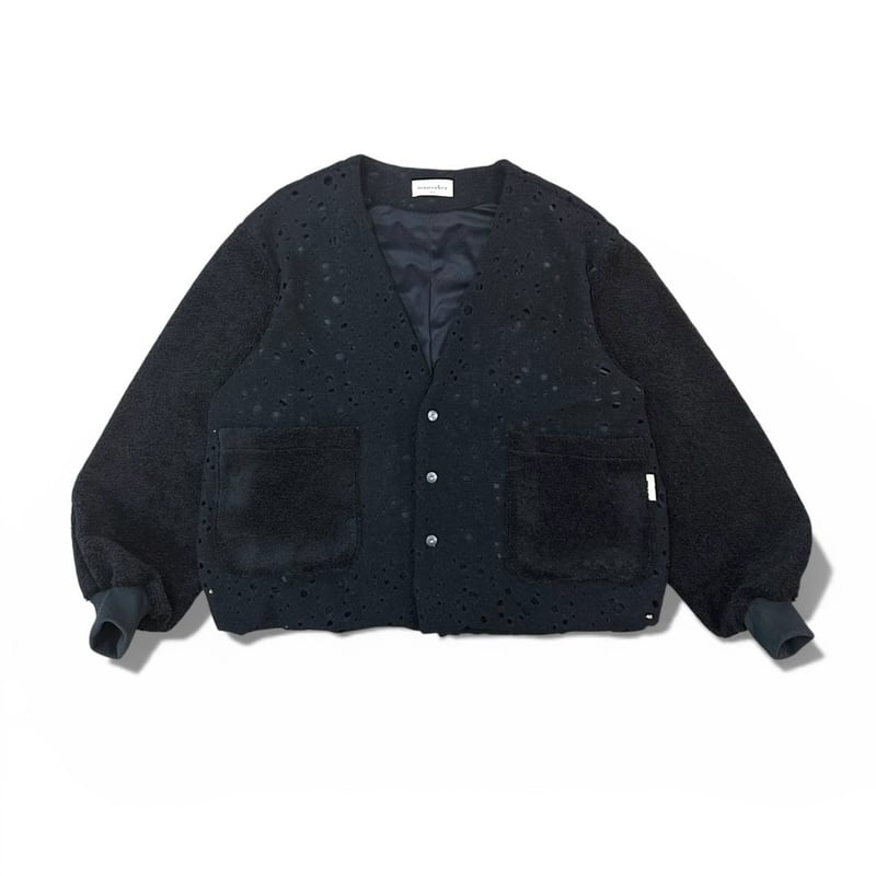 ANARCHY 黒ストライプ ダメージデザインのカーディガン MK27A-C-017 ANARCHY-CD【masterkey】 | CLOTH+CROSS