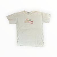 【希少・刺繍デザイン】2004年 Newport JAZZ トロンボーン Tシャツ Lサイズ 【Used】