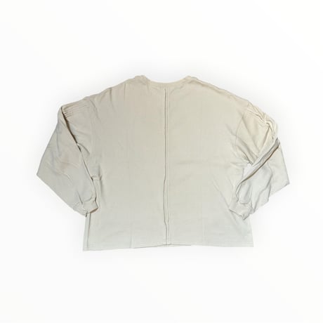 L/S Crew neck T-Shirt <Ecru> 【roundabout】