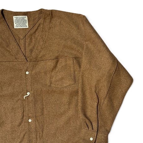 Museum Shirt Facing <Cocoa Mix> 【Sunny element】