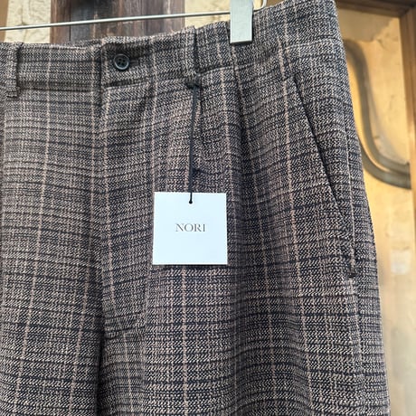 N1 Double Pleat Trousers 【NORI】