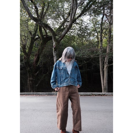 P-042 L-BRN【Willow pants】