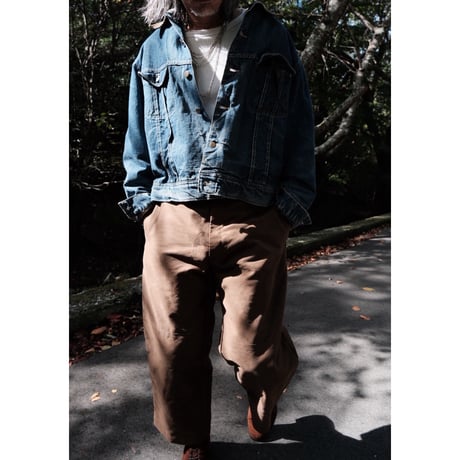 P-042 L-BRN【Willow pants】