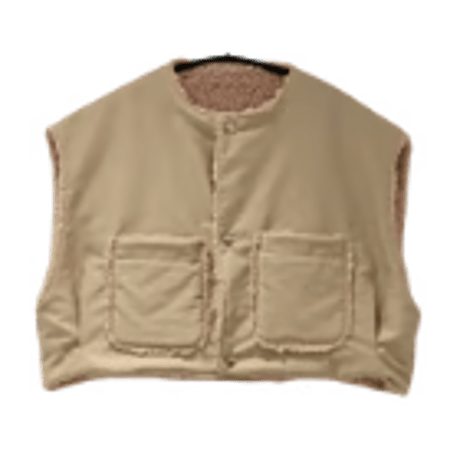 CR VEST ベージュ【FU-AH】
