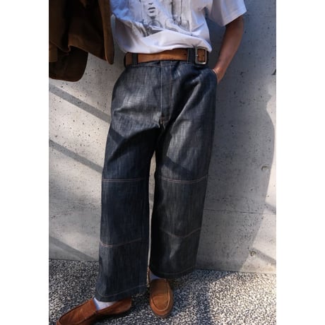P-042 IND-denim【Willow pants】