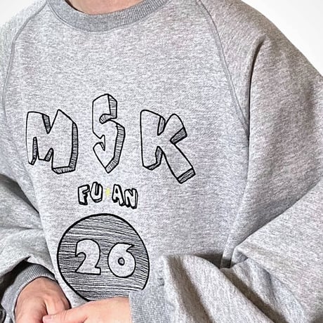 MK27A-C-23 LOOSE WING -SWEAT【masterkey】