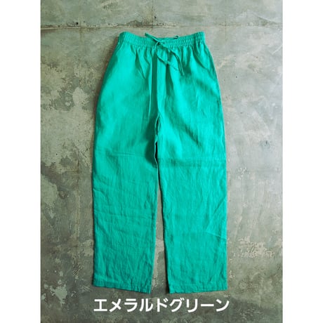SALE　40％OFF　リネンカラーパンツ