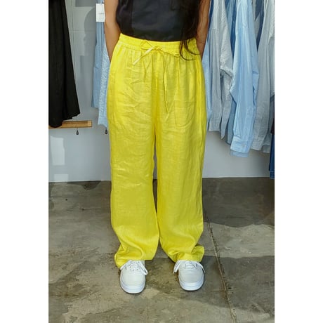 SALE　40％OFF　リネンカラーパンツ