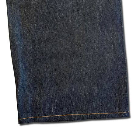 NEO BLUE Denim Indigo Black (Gold Stitch) Baggy Carpenter Jeans　ネオブルー　カーペンター バギー デニムパンツ