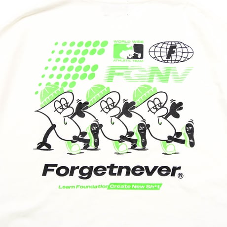 3ON FNBOY T-SHIRTS(WHITE)ムラサキスポーツ別注