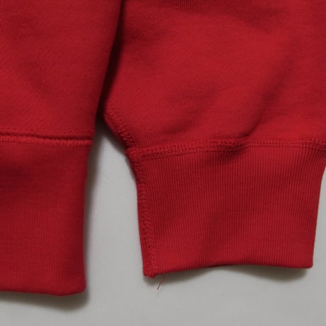 STRAIGHT LOGO HOODIE  (RED)