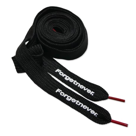 LOGO FAT SHOELACE(BLACK)