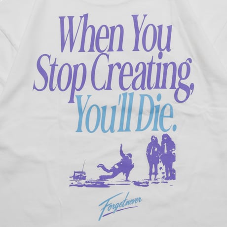 FLASH LOGO T-SHIRTS(WHITE)