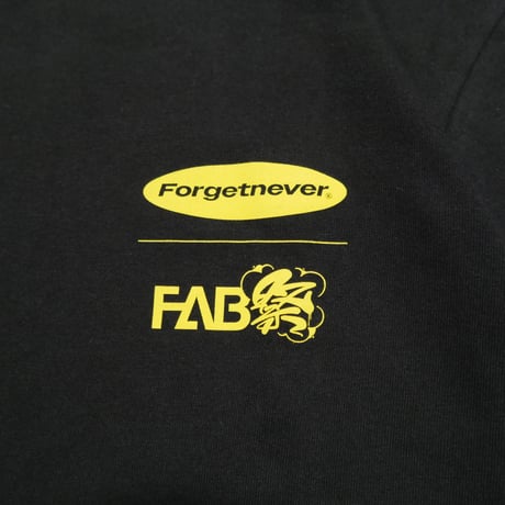 FORGET NEVER × FAB祭 コラボT-SHIRTS