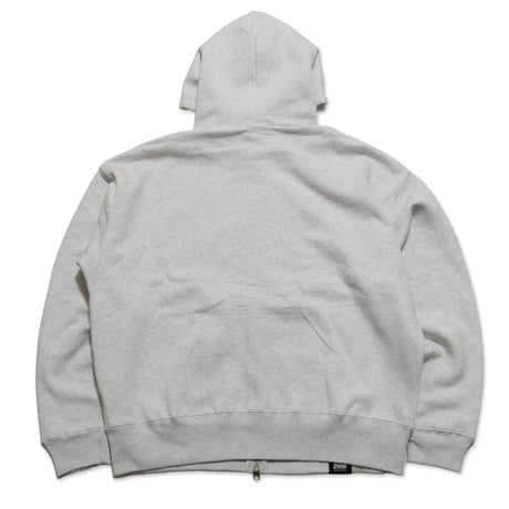 FLASH LOGO ZIP UP HOODIE(ASH)