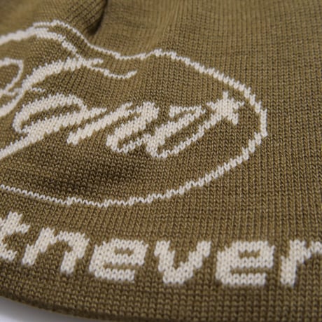 MOTOR LOGO BEANIE (BROWN)