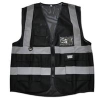 REFLECTIVE MESH VEST(BLACK)