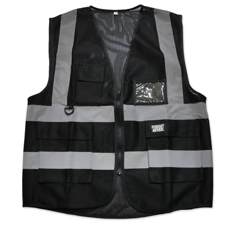 REFLECTIVE MESH VEST(BLACK)