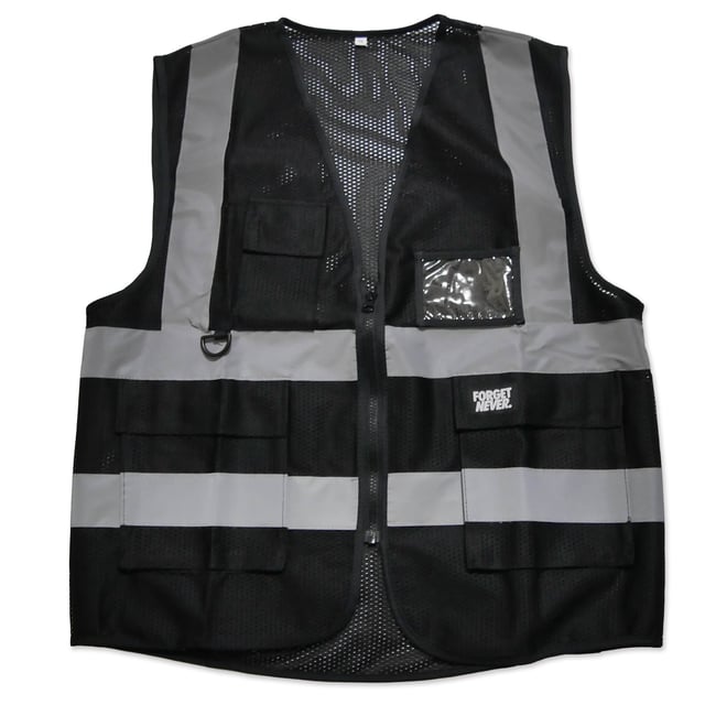 REFLECTIVE MESH VEST(BLACK)