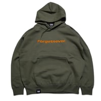 STRAIGHT LOGO HOODIE  (OLIVE)