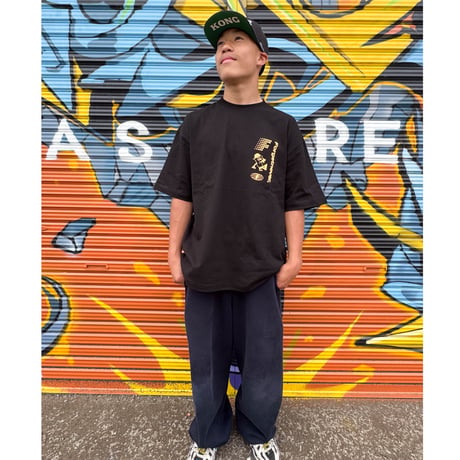 3ON FNBOY T-SHIRTS(BLACK)ムラサキスポーツ別注