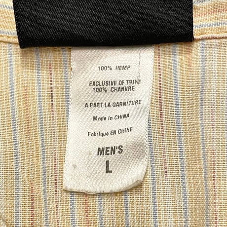 ‘05 Patagonia Striped Hemp Shirt