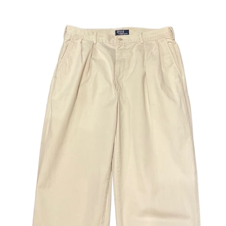 80s- Polo Ralph Lauren Two Tuck Chino Pants W34