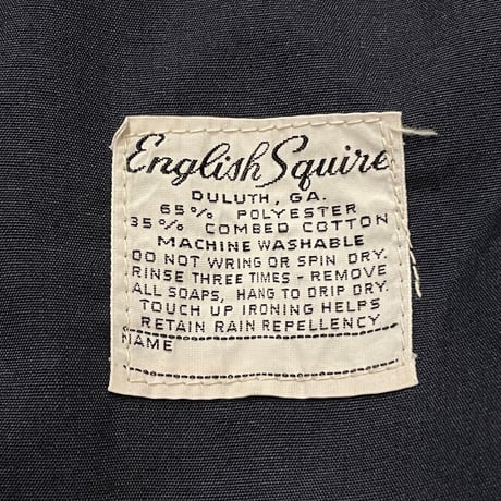 70s- English Squire Poly/Cotton Dog Ear Jacket