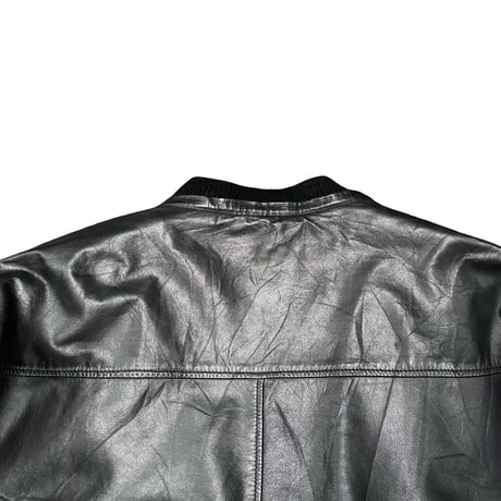 90s- DANIER Leather Bomber Jacket