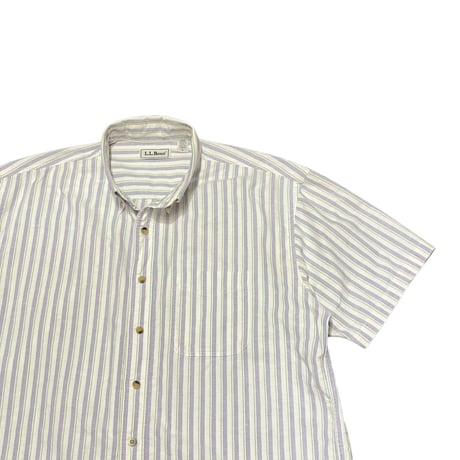 90s L.L.Bean Oxford B.D Striped Shirt