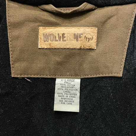 90s- WOLVERINE Hooded Duck Jacket