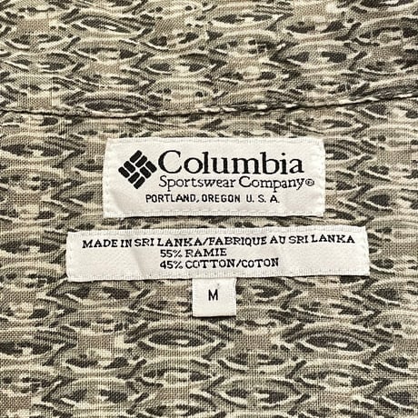 90s- Columbia Ramie/Cotton Shirt