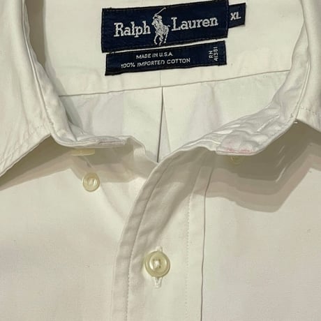 80s- Polo Ralph Lauren Cotton B.D Shirt