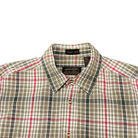 90s Eddie Bauer  Elkhorn Twill Plaid Shirt