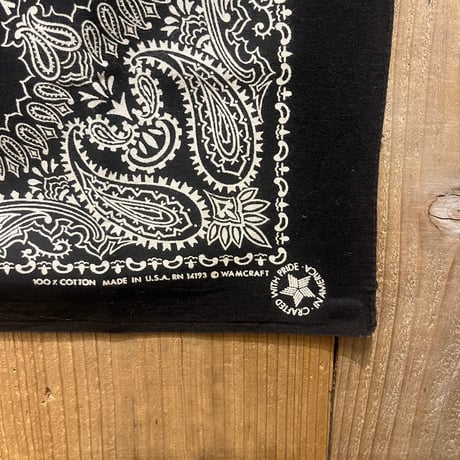 80s WAMCRAFT bandana #202