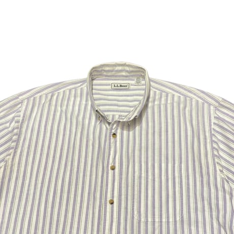 90s L.L.Bean Oxford B.D Striped Shirt