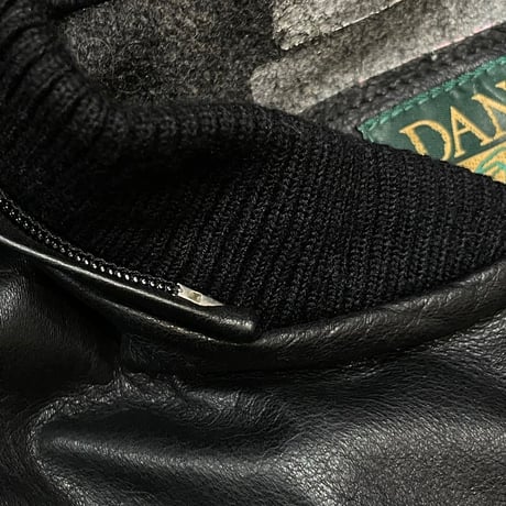90s- DANIER Leather Bomber Jacket