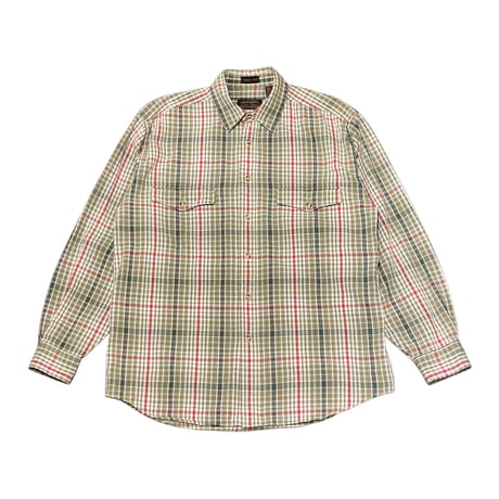 90s Eddie Bauer  Elkhorn Twill Plaid Shirt