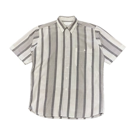 80s~ Protocol Poly/Cotton Striped Shirt